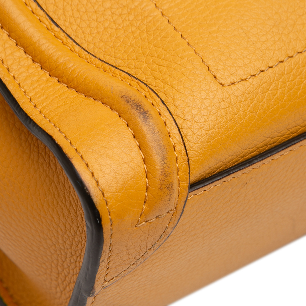 Pre-Loved Celine Nano Leather Luggage Tote - Picture 10 of 12